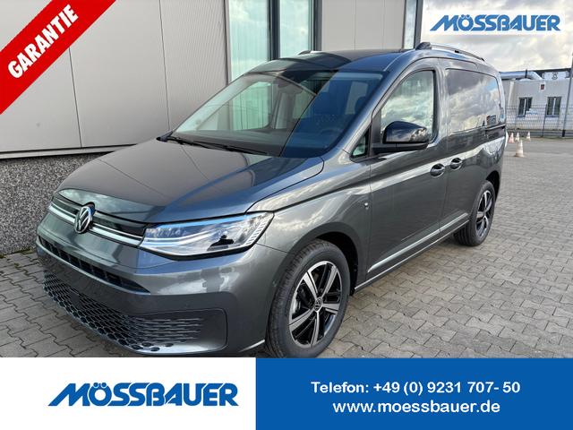 Volkswagen Caddy - Style 1.5 TSI 115PS DSG/AUTOMATIK, Grau-Metallic, 17" Alu/Ganzjahresreifen, Winterpaket, ACC-Tempomat, Toter-Winkel, ParkAssist, Parksensoren vo/hi, Rückfahrkamera, Radio Ready2Discover 10" + Wireless AppConnect, Climatronic, Abgedunkelte Scheiben, M-Lederlenk