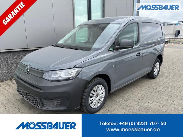 Volkswagen Caddy Cargo - 1.5 TSI 115PS, Pure-Grey, Klima, Parksensoren hinten, Reserverad, Kunststoffbodenbelag Fahrer-/Fahrgastraum, Ganzjahresreifen, Radio 10" + Wireless App-Connect, Tempomat, Hecktüren, Schiebetür rechts