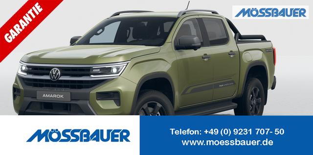 Volkswagen Amarok - PanAmericana 3.0 TDI V6 241PS AUTOMATIK, 5J GARANTIE, GREEN-Metallic, STANDHEIZUNG, AHK, HOHLRAUMKONSER., M-Lederlenkrad beheizt, ACC, 18" Alu, Lederpolster, Sitzheizung, Climatronic, IQ Light MATRIX, Privacy-Glas, Parksensoren vo/hi, Kamera, Navigation, Soundsystem