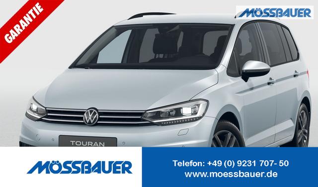 Volkswagen Touran - Limited 1.5 TSI 150 PS, 17" Alu, SILBER-Metallic, Winter-Paket, Elektr. Heckklappe, Keyless, Alarm, LED-Scheinwerfer IQ-Light, Travel Assist, Parksensoren vo/hi, Rückfahrkamera, ACC, M-Lederlenkrad, Digital Cockpit, 3-Zonen-Climatronic, Radio Ready2Discover 8"