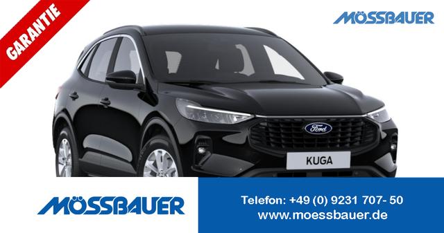 Ford Kuga - Titanium 1.5 EcoBoost 186PS AUTOMATIK, Schwarz-Metallic, Winter-Paket, 5 Jahre Garantie, 17" Alu + Allwetterreifen, Navigation 13"-Display, Parksensoren vorne/hinten, Rückfahrkamera, Climatronic, Privacy-Glas, Key-Free-System, Tempomat, LED-Scheinwerfer
