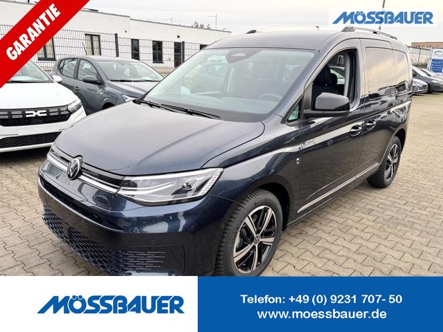 Volkswagen Caddy - Style 1.5 TSI 115PS DSG/AUTOMATIK, BLAU-MET, 17" Alu/Ganzjahresreifen, Winterpaket, ACC-Tempomat, Toter-Winkel, ParkAssist, Parksensoren vo/hi, Rückfahrkamera, Radio Ready2Discover 10" + Wireless AppConnect, Climatronic, Abgedunkelte Scheiben, M-Lederlenkrad