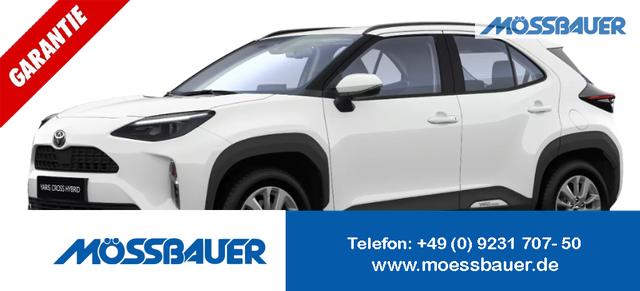 Toyota Yaris Cross - Active 1.5 hybrid 116PS CVT (Automatik), 3 Jahre Garantie, 16" Alu, Winterpaket (Sitzheizung, Lederlenkrad beheizt), R&uuml;ckfahrkamera, Klimaautomatik, ACC Tempomat, Multimedia 9" + Smartphone-Integration, Mittelarmlehne, Nebelscheinwerfer, Dachreling