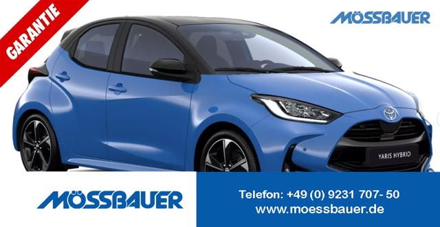 Toyota Yaris - Style 1.5 Hybrid 130PS CVT/AUTOMATIK, 3J. Garantie, 17" Alu, Toter-Winkel, Privacy-Glas, 2-Z-Klimaautomatik, Sitzheizung, Lederlenkrad beheizt, Parksensoren vorn/hinten, R&uuml;ckfahrkamera, Digitales Cockpit, ACC, Radio 9" + Smartphone-Integration, Armlehne