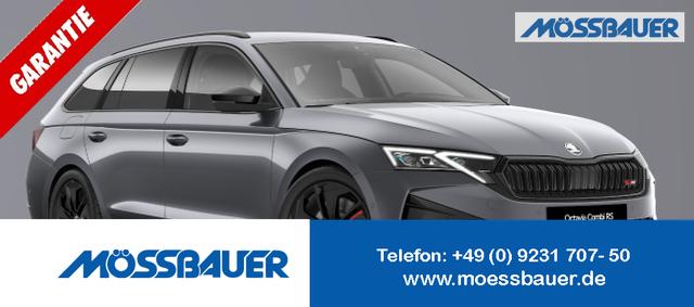 Skoda Octavia Combi Autonova Bayreuth ein M&ouml;ssbauer Autohaus - RS 2.0 TSI 265PS DSG, 5 JAHRE GARANTIE, Graphite-Grau, ANH&Auml;NGERKUPPLUNG, 18"Alu, MATRIX-LED, NAVI, Elektr. Heckklappe, ACC, Kessy, Alarm, Climatronic, ParkAssist, PDC, Kamera, Sitzheizung, Privacy-Glas, Netztrennwand, Virtual Cockpit 10"