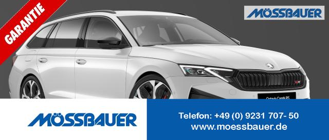 Skoda Octavia Combi Autonova Bayreuth ein M&ouml;ssbauer Autohaus - RS 2.0 TSI 265PS DSG, 5J GARANTIE, ANH&Auml;NGERKUPPLUNG, 19"Alu, DCC-Fahrwerk, HEAD-UP, PANORAMADACH, SOUND CANTON, STANDHEIZUNG, FRONTSCHEIBE BEHEIZT, MATRIX, NAVI, El. Heckklappe, ACC, Kessy, Alarm, 3Z-Clima, ParkAssist, PDC, AREA VIEW, Sitzheizung v/h