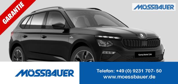 Skoda Kamiq 0 % Anzahlung - Monte Carlo 1.5 TSI 150PS DSG, 5J GARANTIE, METALLIC, ELE. HECKKLAPPE, ANH&Auml;NGERKUPPLUNG, BEH. FRONTSCHEIBE, MATRIX-LED, PANORAMADACH, Sitzheizung, Lenkradhzg, Ladeboden, ACC, SIDE Assist, Virtual Cockpit 10", Parksensoren, Kamera, KESSY, Privacy, 17" Alu, Climatroni