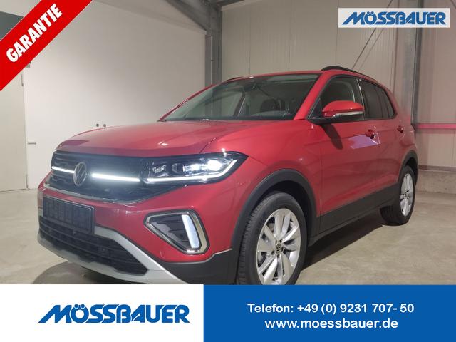 Volkswagen T-Cross - Exclusive 1.0 TSI 116 PS DSG AppleCarPlay-AndroidAuto-LED-Matrix-2xPDC-2-Zonen-Climatronic-Rückfahrkamera-Sitzheizung-Keyless-17''Alu-Sofort