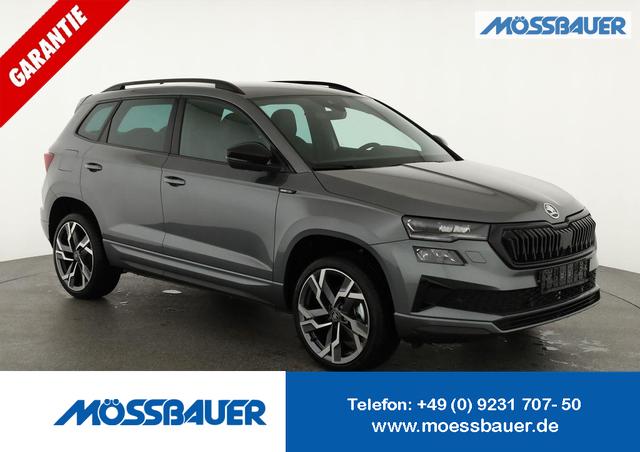 Skoda Karoq - Sportline 2.0 TDI DSG Sportline, AHK, Matrix, Teilleder, 5 J.-Garantie