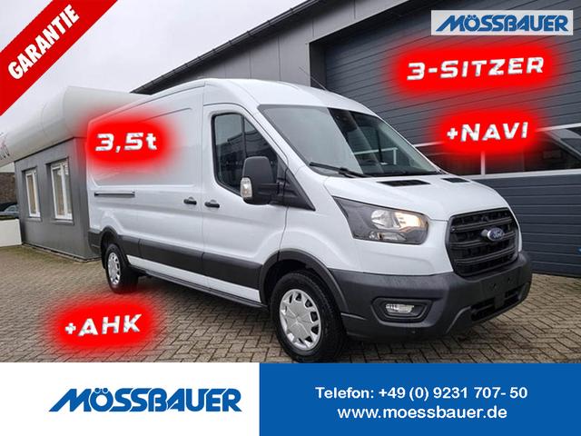 Ford Transit - L3H2 2.0 TDCi 130PS Trend 3,5t 3-Sitzer AHK Klima Navi Bluetooth DAB Frontscheibe beheizb. PDC v+h Rückf.Kamera Tempomat