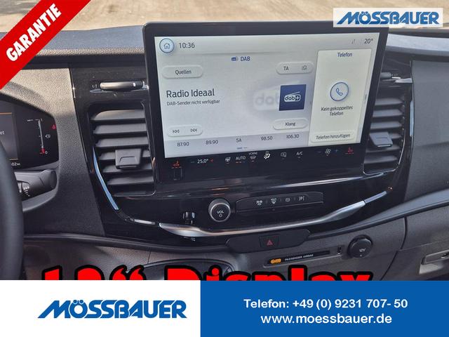 Ford Transit - L2H2 2.0 EcoBlue 165PS Trend Heckantrieb 3,5t 2-Sitzer AHK Sitzheizung Lenkradheizung Frontscheibe beheizb. Klimaautomatik PDC v+h Rückf.Kamera Bluetooth DAB Apple CarPlay Android Auto Tempomat Ganzj.Reifen