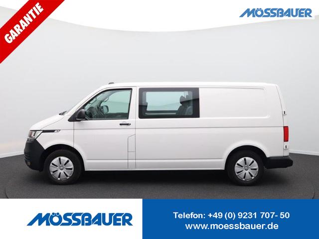Volkswagen Transporter 6.1 Kastenwagen - DoKa L2 2.0 TDi 110PS 5-Sitzer AHK Klima PDC DAB Apple CarPlay Android Auto Bluetooth Touchscreen Ganzjahresreifen