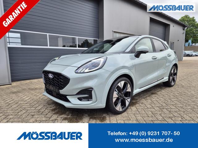 Ford Puma - ST-Line X 1.0 EcoBoost Hybrid 125PS Automatik Matrix-LED elektr. PanoDach 4x Kamera AbstandsTempomat el.Heckklappe Premium Leder (Sensico) B+O-Sound Klimaautomatik Sitzheizung Lenkradheizung Frontscheibe beheizb. Ford-Navi SYNC4 Bluetooth Apple CarP
