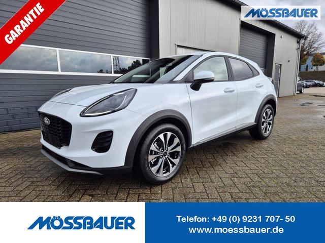 Ford Puma - Titanium 1.0 EcoBoost Hybrid 125PS Automatik Klimaautomatik Sitzheizung Lenkradheizung Frontscheibe beheizb. LED-Scheinwerfer Ford-Navi SYNC4 Bluetooth Apple CarPlay Android Auto PDC 17-LM