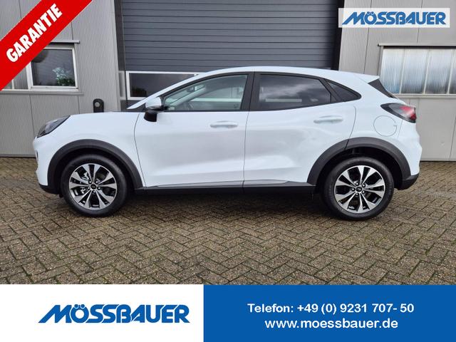 Ford Puma - Titanium 1.0 EcoBoost Hybrid 125PS Automatik Klimaautomatik Sitzheizung Lenkradheizung Frontscheibe beheizb. LED-Scheinwerfer Ford-Navi SYNC4 Bluetooth Apple CarPlay Android Auto PDC 17-LM