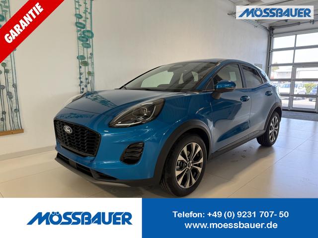 Ford Puma - Titanium 1.0 EcoBoost Hybrid 92 kW (125 PS) Lenkradheizung, Sitzheizung, DAB, Navigationssystem, Radio, Apple CarPlay, Android Auto, Einparkhilfe hinten, R&uuml;ckfahrkamera, Verkehrsschild-Erkennungssystem, 17"-LM-Felgen, uvm.