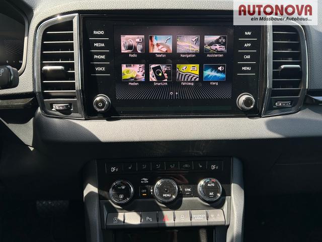 Skoda Karoq Extra Plus 2.0 TDI DSG AHK*Android Auto*Matrix*E-Heck*SHZ*ACC*Keyless*Kamera*17" LM* 2Z Klimaauto*SUNSET 