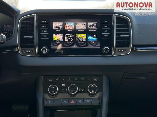Skoda Karoq Extra Plus 2.0 TDI DSG 4x4 AHK*Android Auto*Matrix*E-Heck*SHZ*ACC*Keyless*Kamera*17" LM* 2Z Klimaauto*SUNSET 