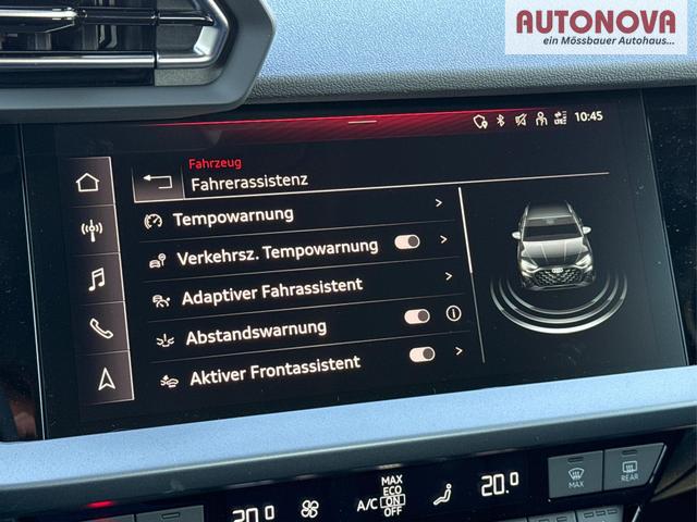 Audi / A3 Sportback / Schwarz / / / ACC+KAMERA+SHZ+LED+16LM+APP, Beispielbilder, ggf. teilweise mit Sonderausstattung