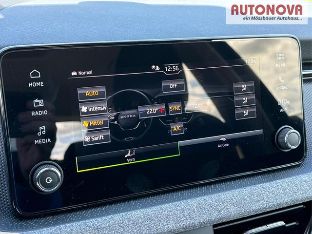 Skoda / Kamiq / Schwarz / / / SHZ+KAMERA+SMARTLINK+PDC+LED+16 ALU, Beispielbilder, ggf. teilweise mit Sonderausstattung