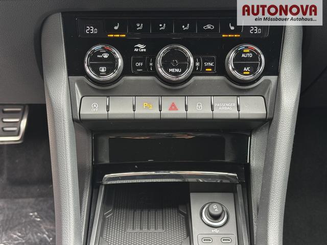 Neue Skoda Karoq Sportline top Austastung 