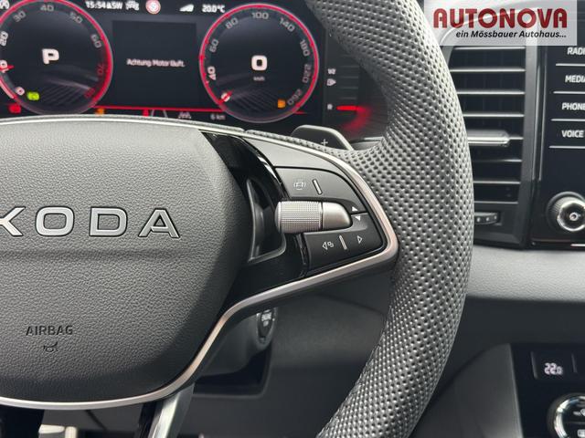 Neue Skoda Karoq Sportline top Austastung 