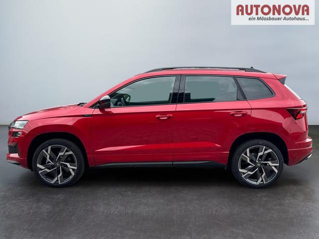Skoda Karoq Sportline 1,5 TSI DSG 2ZKlimaautomatik Canton Anh&auml;ngerkupplung Totewinkel Assistent 2 x Einparkhilfe Kamera 19 Zoll Felgen adaptiver Tempomat 5J Garantie 
