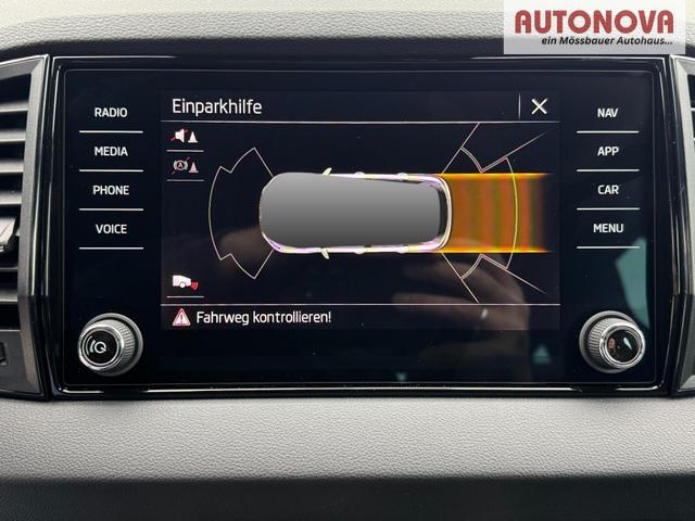 Skoda Karoq Sportline 1,5 TSI DSG 2ZKlimaautomatik Canton Anh&auml;ngerkupplung Totewinkel Assistent 2 x Einparkhilfe Kamera 19 Zoll Felgen adaptiver Tempomat 5J Garantie 