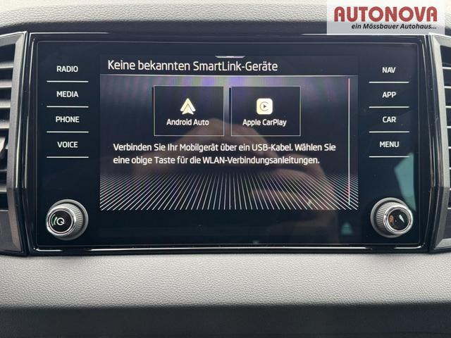 Skoda Karoq Sportline 1,5 TSI DSG 2ZKlimaautomatik Canton Anh&auml;ngerkupplung Totewinkel Assistent 2 x Einparkhilfe Kamera 19 Zoll Felgen adaptiver Tempomat 5J Garantie 