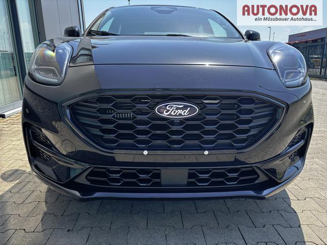 Ford Puma ST-Line 1.0 125PS AUTOMATIK, SCHWARZ-METALLIC, 5 Jahre Garantie, Winterpaket: Sitzheizung, Beheizte Frontscheibe, 17" Alufelgen, Klimaautomatik, NAVIGATION 12", Parksensoren hinten, R&uuml;ckfahrkamera, Voll-LED-Scheinwerfer, Tempomat 