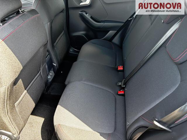 Ford Puma ST-Line 1.0 125PS AUTOMATIK, SCHWARZ-METALLIC, 5 Jahre Garantie, Winterpaket: Sitzheizung, Beheizte Frontscheibe, 17" Alufelgen, Klimaautomatik, NAVIGATION 12", Parksensoren hinten, R&uuml;ckfahrkamera, Voll-LED-Scheinwerfer, Tempomat 