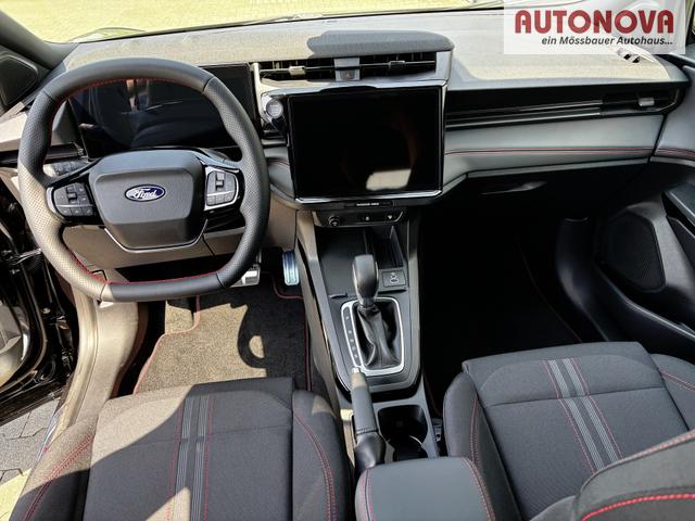 Ford Puma ST-Line 1.0 125PS AUTOMATIK, SCHWARZ-METALLIC, 5 Jahre Garantie, Winterpaket: Sitzheizung, Beheizte Frontscheibe, 17" Alufelgen, Klimaautomatik, NAVIGATION 12", Parksensoren hinten, R&uuml;ckfahrkamera, Voll-LED-Scheinwerfer, Tempomat 