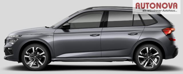 Skoda Kamiq Monte Carlo 1.5 TSI 150PS DSG, 5J GARANTIE, 18"ALU, METALLIC, ELE. HECKKLAPPE, ANH&Auml;NGERKUPPLUNG, BEH. FRONTSCHEIBE, MATRIX-LED, PANORAMADACH, Sitzheizung, Lenkradhzg, Ladeboden, ACC, SIDE Assist, Virtual Cockpit 10", Parksensoren, Kamera, KESSY, Privacy, Climatronic 