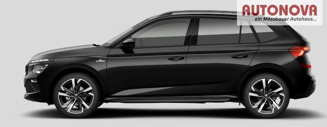 Skoda Kamiq Monte Carlo 1.5 TSI 150PS DSG, 5J GARANTIE, 18"ALU, METALLIC, ELE. HECKKLAPPE, ANH&Auml;NGERKUPPLUNG, BEH. FRONTSCHEIBE, MATRIX-LED, PANORAMADACH, Sitzheizung, Lenkradhzg, Ladeboden, ACC, SIDE Assist, Virtual Cockpit 10", Parksensoren, Kamera, KESSY, Privacy, Climatronic 