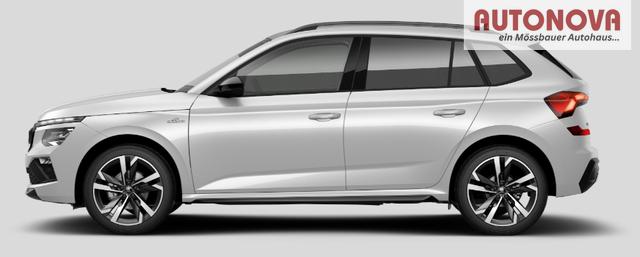 Skoda Kamiq Monte Carlo 1.5 TSI 150PS DSG, 5J GARANTIE, 18"ALU, METALLIC, ELE. HECKKLAPPE, ANH&Auml;NGERKUPPLUNG, BEH. FRONTSCHEIBE, MATRIX-LED, PANORAMADACH, Sitzheizung, Lenkradhzg, Ladeboden, ACC, SIDE Assist, Virtual Cockpit 10", Parksensoren, Kamera, KESSY, Privacy, Climatronic 