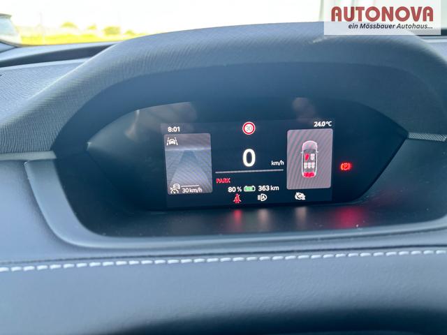 Skoda Elroq Sportline 60 204PS, GRAPHITE-GRAU METALLIC, ELEKTR. HECKKLAPPE, MATRIX-LED, BEH. FRONTSCHEIBE, SITZHEIZUNG V/H, 3Z-CLIMATRONIC, KESSY+ALARM, 20" ALU, SEITENAIRBAGS HINTEN, PARKSENSOREN R&Uuml;CKFAHRKAMERA, NAVIGATION, SUNSET, TRAVEL ASSIST 