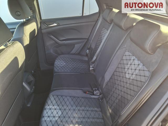 Volkswagen T-Cross R-Line Limited 1.0 TSI 115PS, Deep-Black-Metallic, 5 JAHRE GARANTIE, ANH&Auml;NGERKUPPLUNG, CLIMATRONIC, SITZHEIZUNG, 18" Alu, MATRIX-LED, Adaptiver Tempomat ACC, Parksensoren, R&uuml;ckfahrkamera, Keyless, Abgedunkelte Scheiben, Radio "Ready2Discover" + App-Connect 