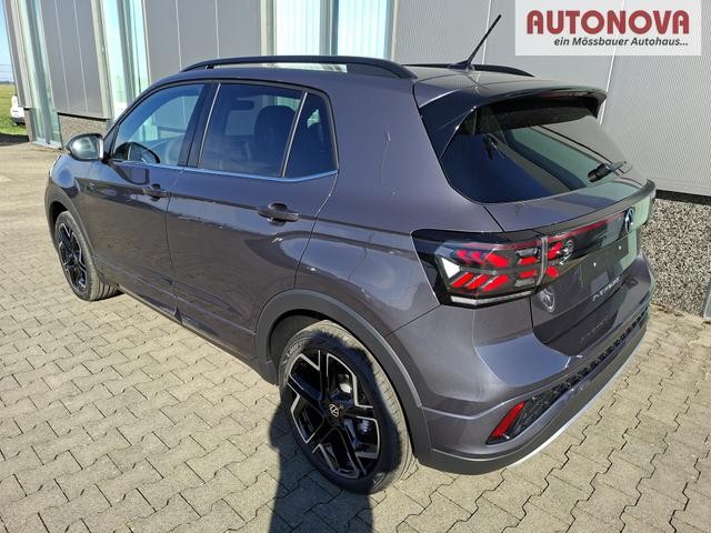 Volkswagen T-Cross R-Line Limited 1.0 TSI 115PS DSG, Rauch-Grau-Metallic, 5 JAHRE GARANTIE, ANH&Auml;NGERKUPPLUNG, CLIMATRONIC, SITZHEIZUNG, 18" Alu, MATRIX-LED, Adaptiver Tempomat ACC, Parksensoren, R&uuml;ckfahrkamera, Keyless, Abgedunkelte Scheiben, Radio "Ready2Discover" + App-Connect 