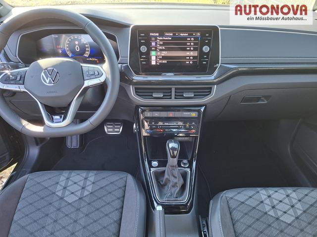 Volkswagen T-Cross R-Line Limited 1.0 TSI 115PS DSG, Rauch-Grau-Metallic, 5 JAHRE GARANTIE, ANH&Auml;NGERKUPPLUNG, CLIMATRONIC, SITZHEIZUNG, 18" Alu, MATRIX-LED, Adaptiver Tempomat ACC, Parksensoren, R&uuml;ckfahrkamera, Keyless, Abgedunkelte Scheiben, Radio "Ready2Discover" + App-Connect 