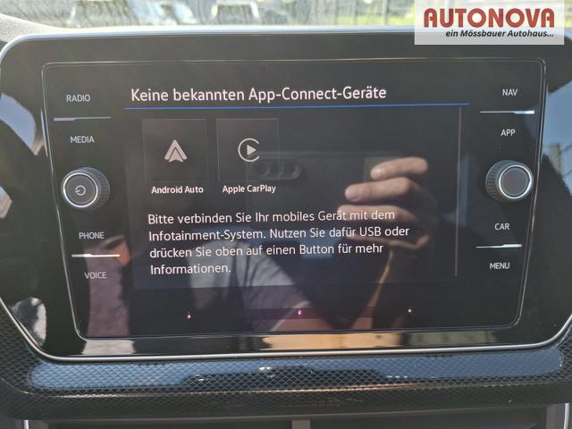 Volkswagen T-Cross R-Line Limited 1.0 TSI 115PS DSG, Rauch-Grau-Metallic, 5 JAHRE GARANTIE, ANH&Auml;NGERKUPPLUNG, CLIMATRONIC, SITZHEIZUNG, 18" Alu, MATRIX-LED, Adaptiver Tempomat ACC, Parksensoren, R&uuml;ckfahrkamera, Keyless, Abgedunkelte Scheiben, Radio "Ready2Discover" + App-Connect 