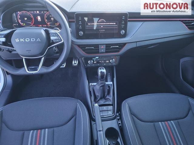 Skoda Kamiq Monte Carlo 1.5 TSI 150PS DSG, 5J GARANTIE, 18"ALU, METALLIC, ELE. HECKKLAPPE, ANH&Auml;NGERKUPPLUNG, BEH. FRONTSCHEIBE, MATRIX-LED, PANORAMADACH, Sitzheizung, Lenkradhzg, Ladeboden, ACC, SIDE Assist, Virtual Cockpit 10", Parksensoren, Kamera, KESSY, Privacy, Climatronic 