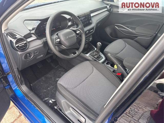Skoda / Fabia / Blau / / / 130 Jahre 1.0 MPI 80 PS-Virtuelles Cockpit-AppleCarplay-Android-Auto-LED-Klima-Tempomat-R&uuml;ckfahrkamera-DAB-SHZ-15 Alu-sofort, Beispielbilder, ggf. teilweise mit Sonderausstattung