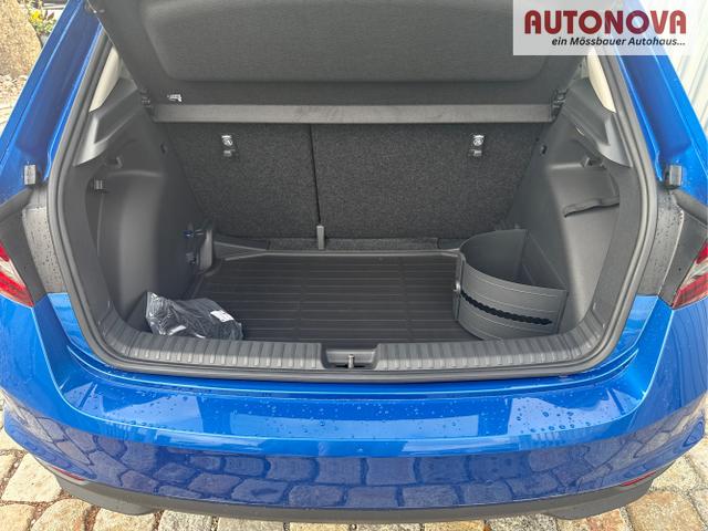 Skoda / Fabia / Blau / / / 130 Jahre 1.0 MPI 80 PS-Virtuelles Cockpit-AppleCarplay-Android-Auto-LED-Klima-Tempomat-R&uuml;ckfahrkamera-DAB-SHZ-15 Alu-sofort, Beispielbilder, ggf. teilweise mit Sonderausstattung
