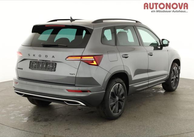 Skoda Karoq Sportline 4x4 2.0 TDI DSG Sportline, Pano, AHK, Navi, Matrix, AreaView, Side, Kamera, el. Klappe, FS-beheizbar, Winter 