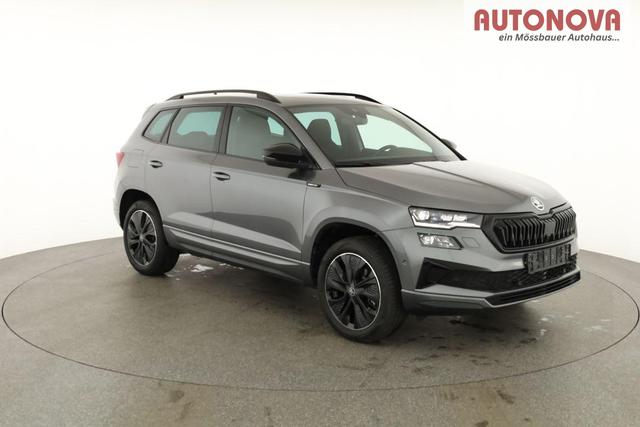 Skoda Karoq Sportline 4x4 2.0 TDI DSG Sportline, Pano, AHK, Navi, Matrix, AreaView, Side, Kamera, el. Klappe, FS-beheizbar, Winter 
