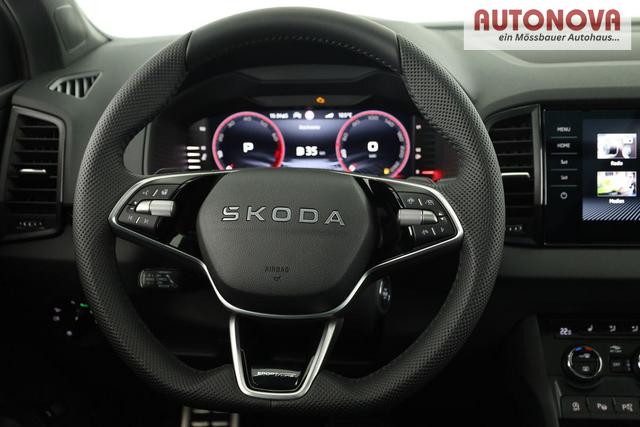 Skoda Karoq Sportline 1.5 TSI DSG Sportline, Pano, AHK, Navi, CANTON, Matrix, AreaView, Side, FS-beheizbar, 19-Zoll 