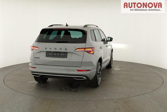 Skoda Karoq Sportline 1.5 TSI DSG Sportline, Pano, AHK, Navi, CANTON, Matrix, AreaView, Side, FS-beheizbar, 19-Zoll 
