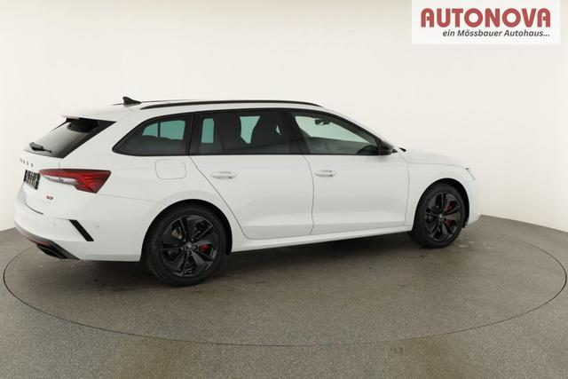 Skoda Octavia Combi 2.0 TSI 195 kW RS DSG, Pano, Standheizung, AHK, Navi, Matrix, Canton, Side, Winter, 5 J.-Garantie 