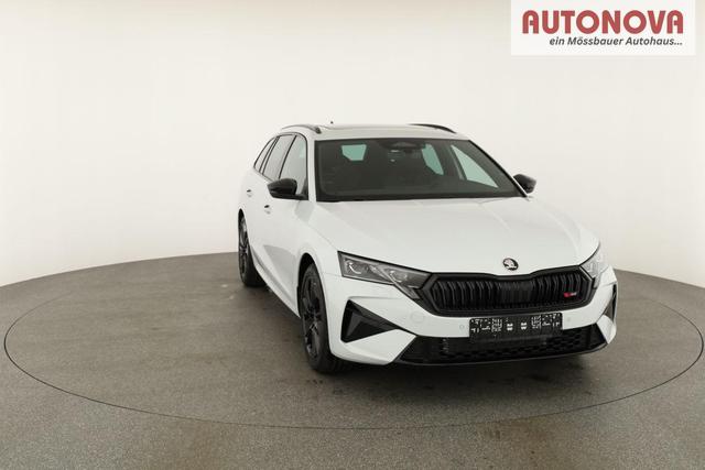 Skoda Octavia Combi 2.0 TSI 195 kW RS DSG, Pano, Standheizung, AHK, Navi, Matrix, Canton, Side, Winter, 5 J.-Garantie 