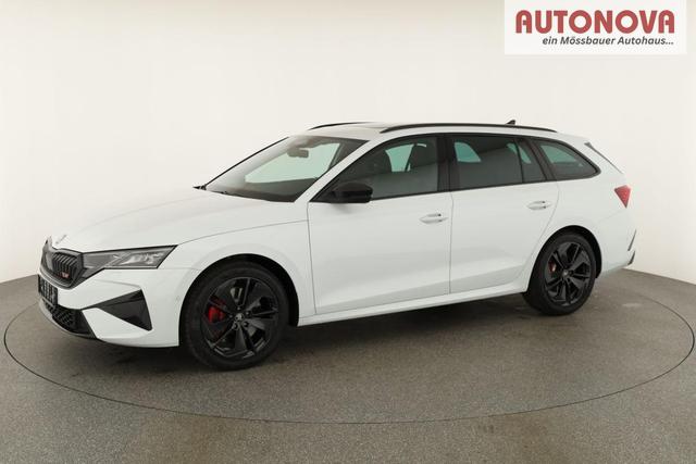Skoda Octavia Combi 2.0 TSI 195 kW RS DSG, Pano, Standheizung, AHK, Navi, Matrix, Canton, Side, Winter, 5 J.-Garantie 